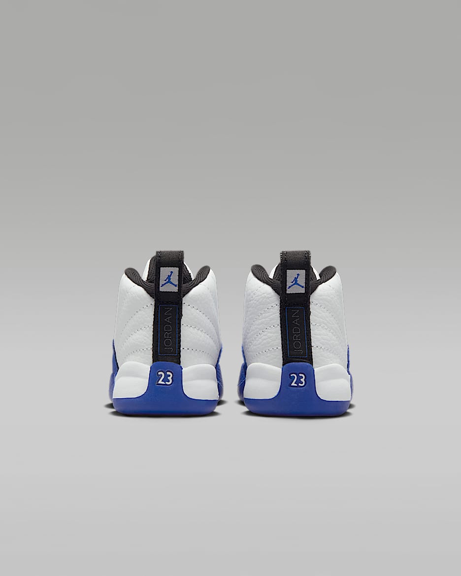 Jordan 12 white and blue discount